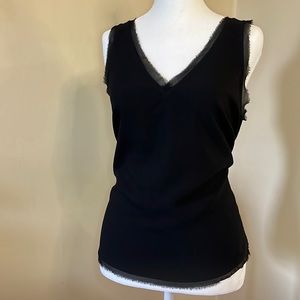 Front and back v-neck tank